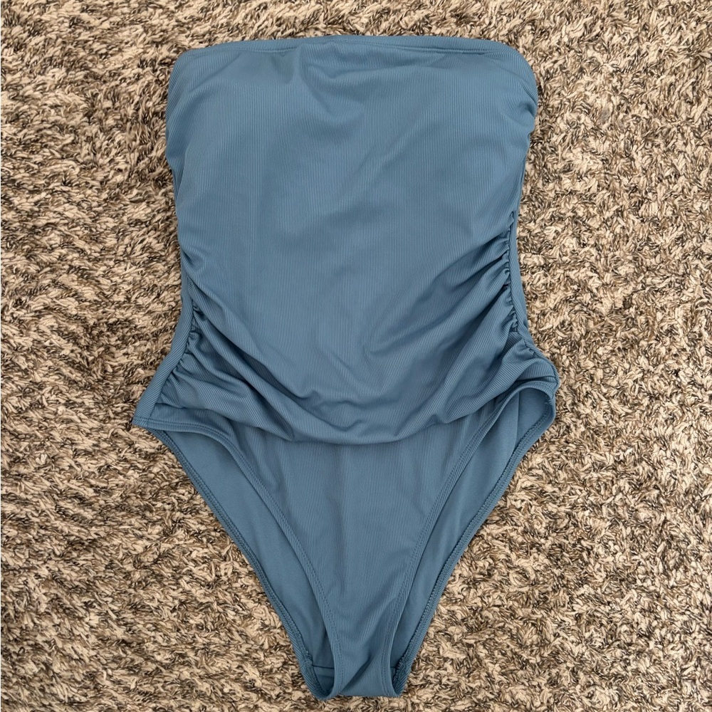 Shade and Shore Strapless One-Piece Swimsuit